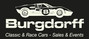 Logo BURGDORFF Classic and Race Cars Sales and Events